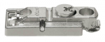 CLIP Montageplatte, gerade (22/32 mm), 0 mm, Zink, Spax-Schrauben, HV: Exzenter